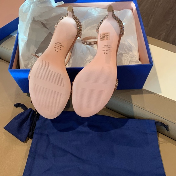 Stuart Weitzman Crystal Sandals - Picture 9 of 16